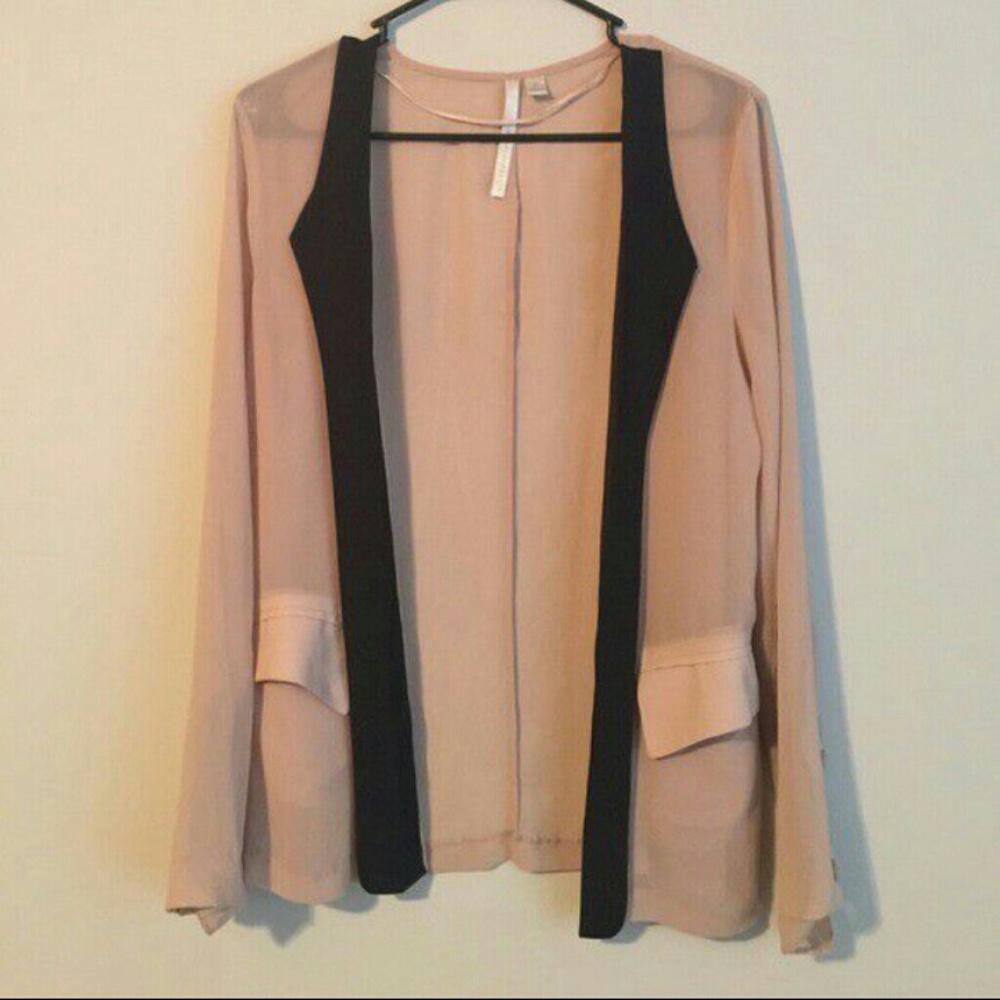 LC sheer pink blazer
